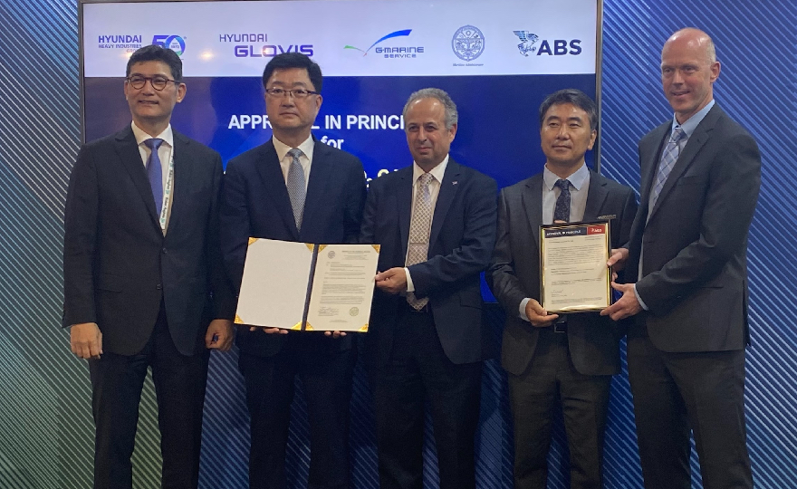 ABS AIP for 74K m3 HHI Liquified CO2 Carrier Design